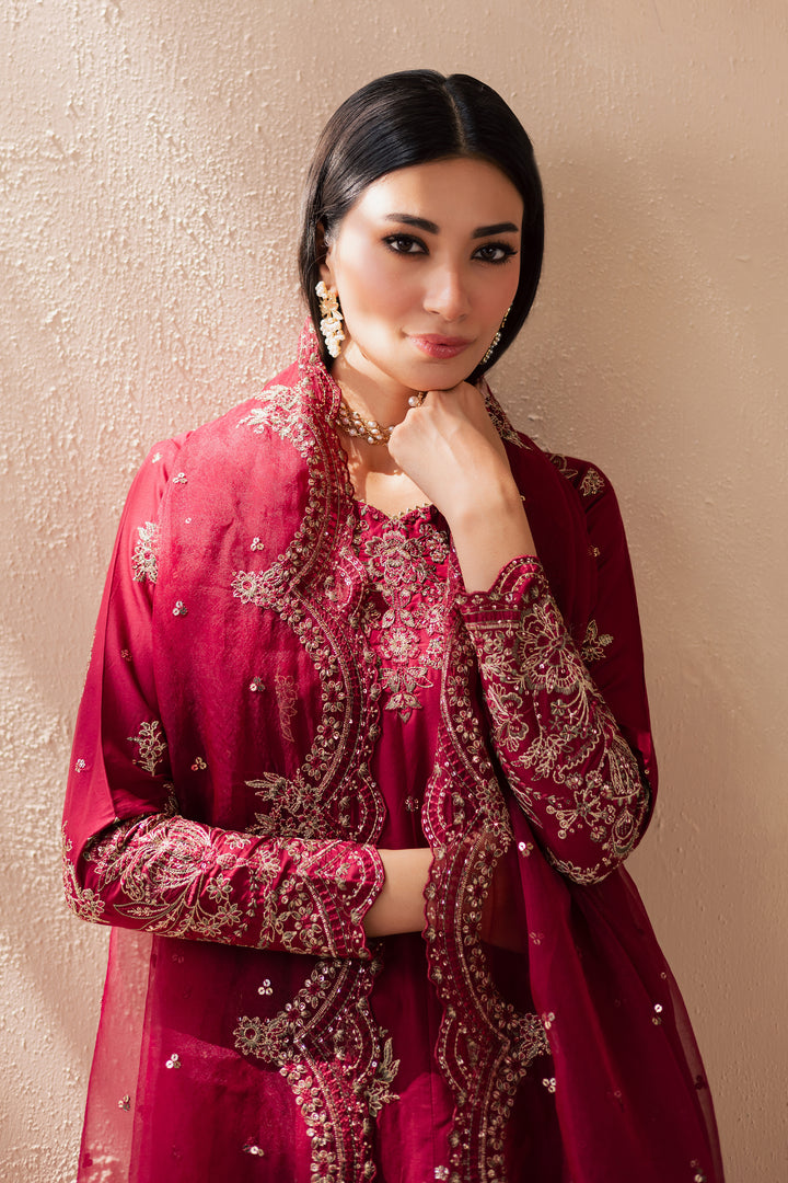 Jhumka 3Pc - Embroidered Solid Dress - BATIK