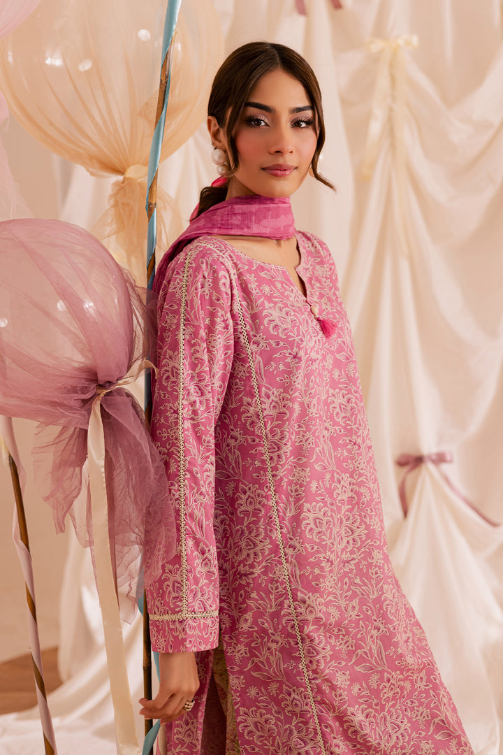 Serena 3Pc - Printed Lawn Dress