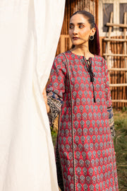 Riham 2Pc - Printed Khaddar Dress