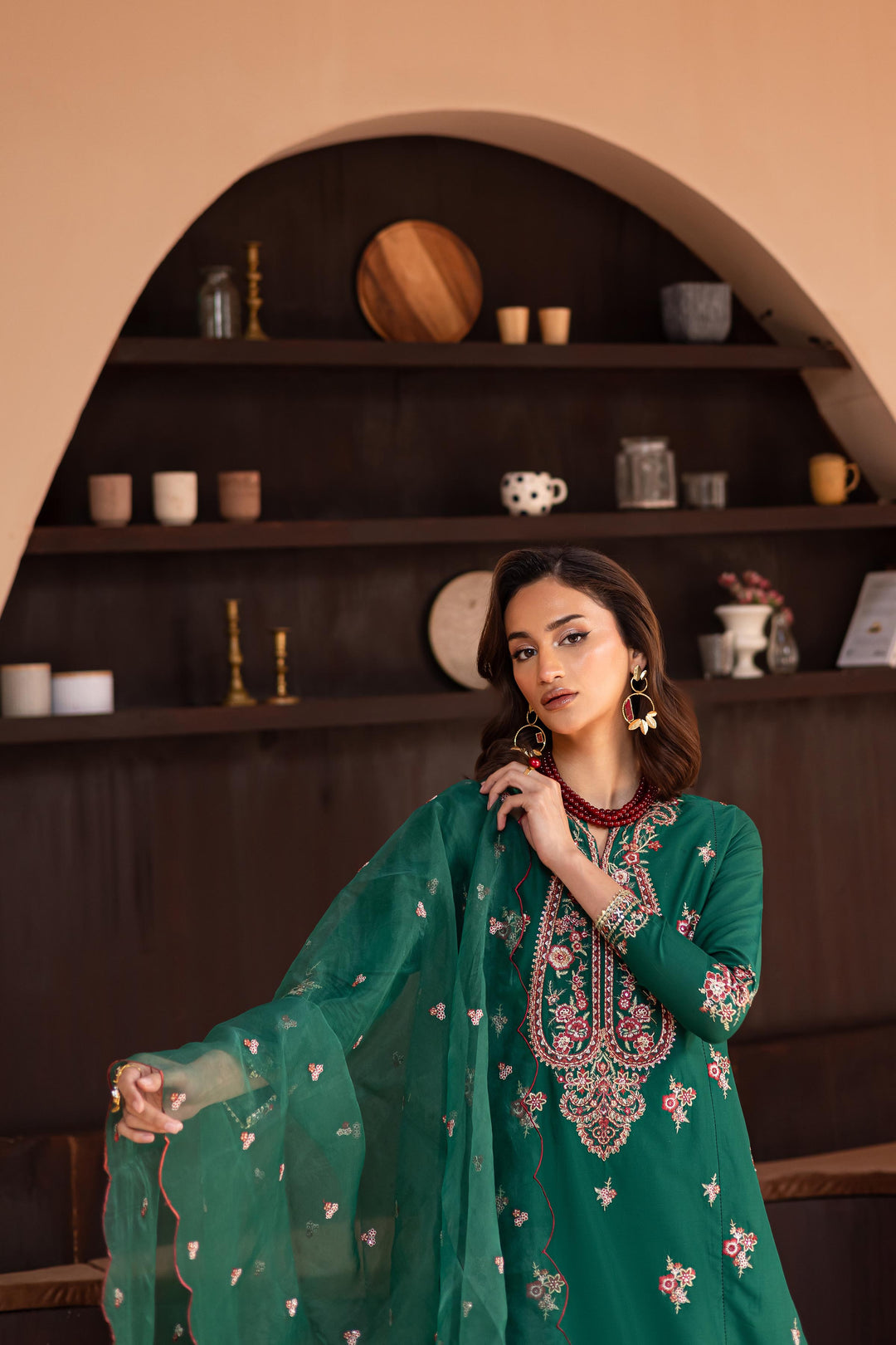 Myra 3Pc - Embroidered Lawn Dress