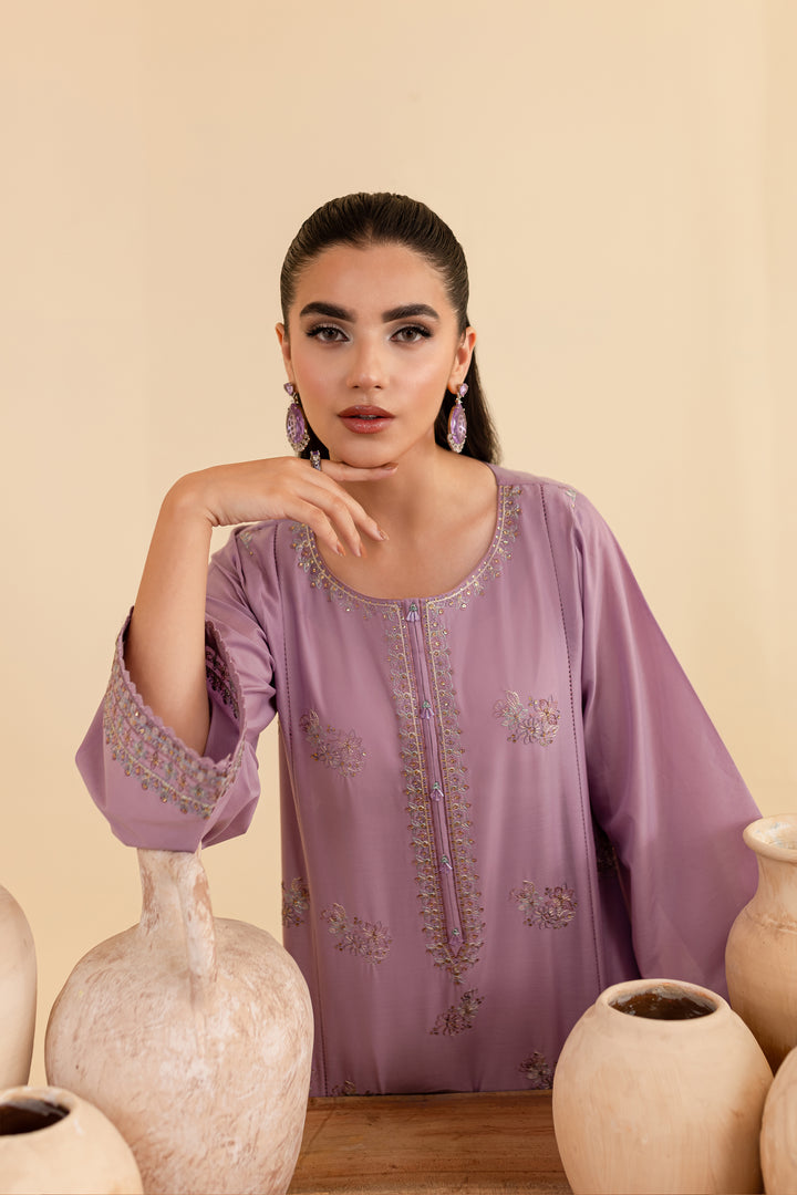 Hiera 2Pc - Embroidered Lawn Dress - BATIK