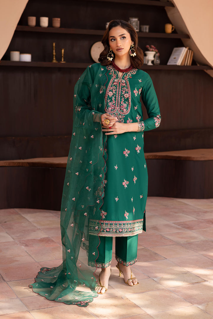 Myra 3Pc - Embroidered Lawn Dress