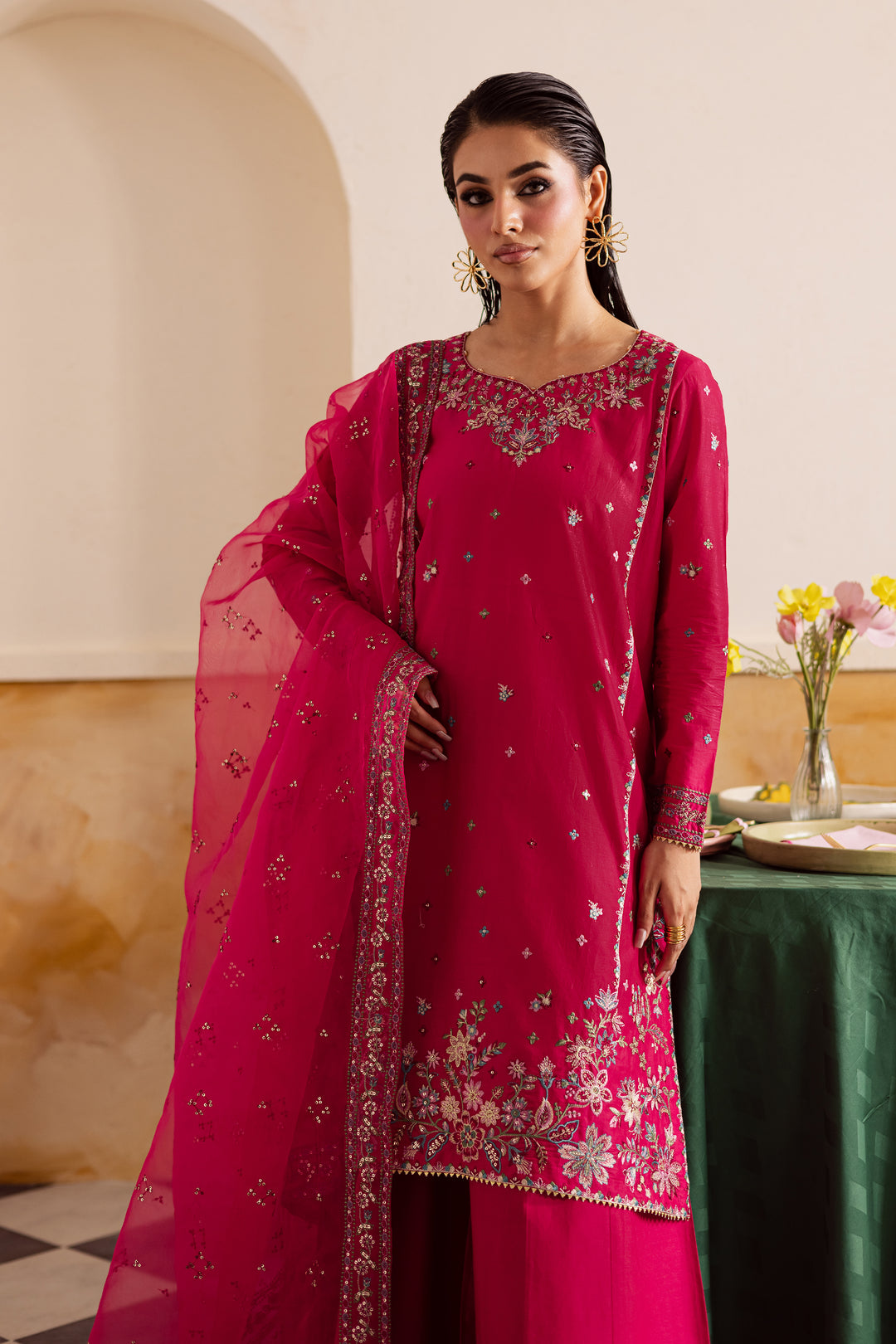 Jayden 3Pc - Embroidered Lawn Pret