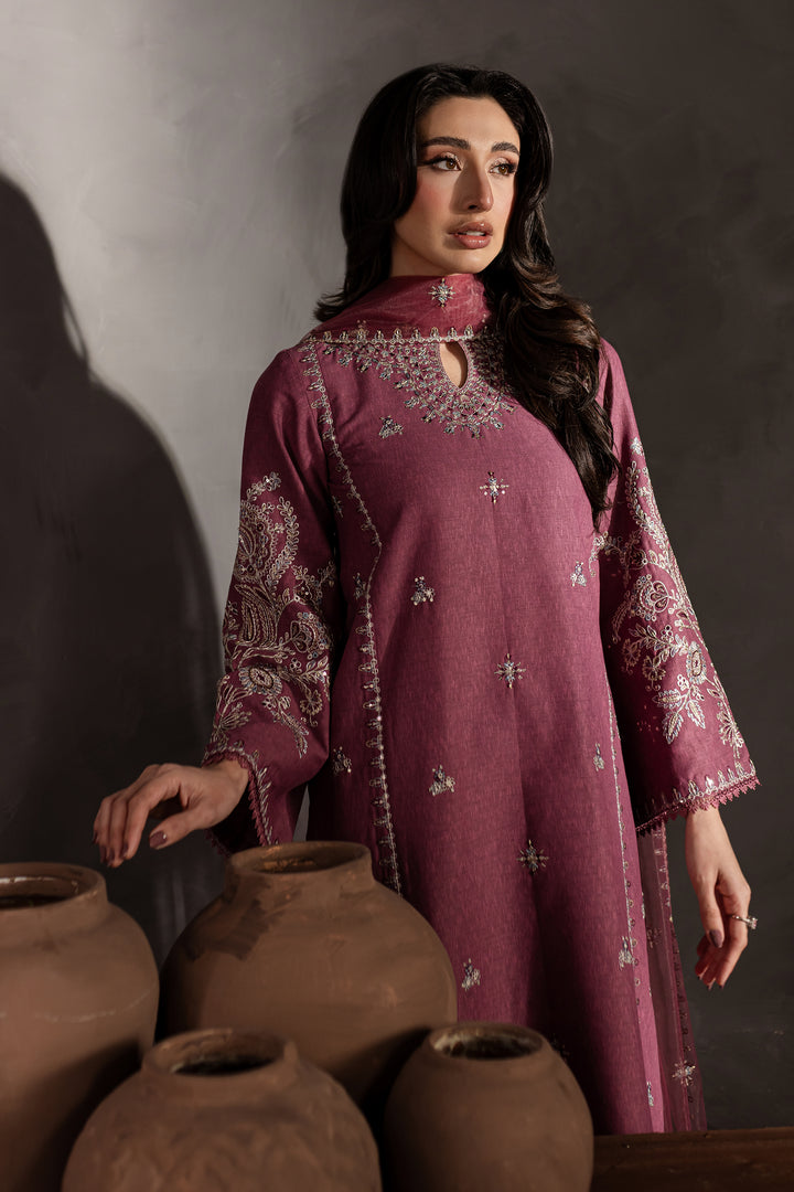 Onion Rush 3Pc - Embroidered Karandi Dress - BATIK