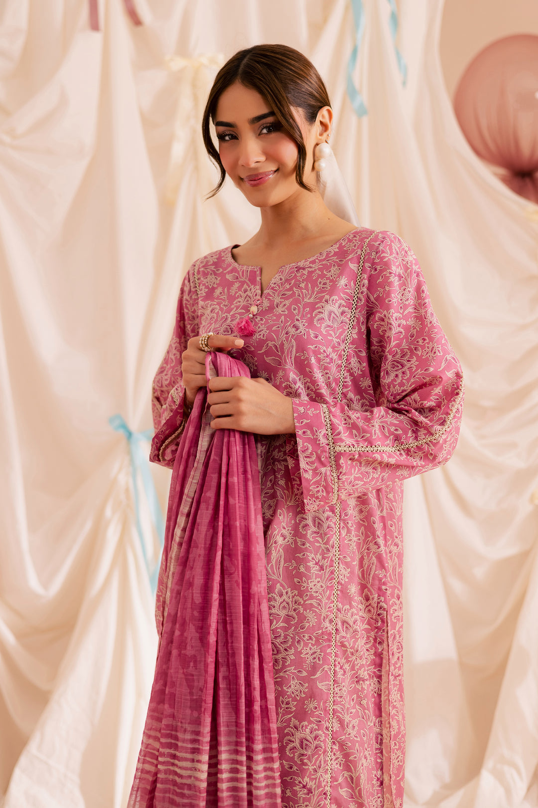 Serena 3Pc - Printed Lawn Dress