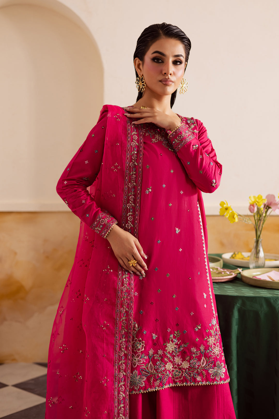 Jayden 3Pc - Embroidered Lawn Pret