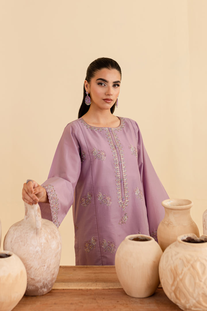 Hiera 2Pc - Embroidered Lawn Dress - BATIK