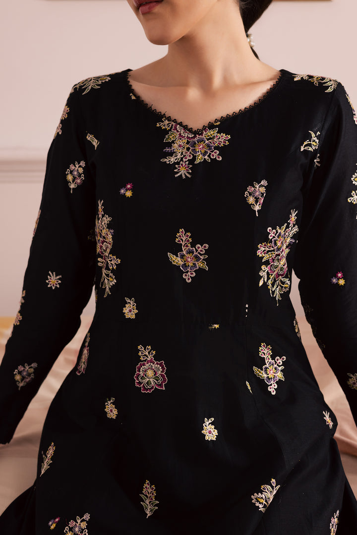 Flower Seeds 2Pc - Embroidered Casual Pret