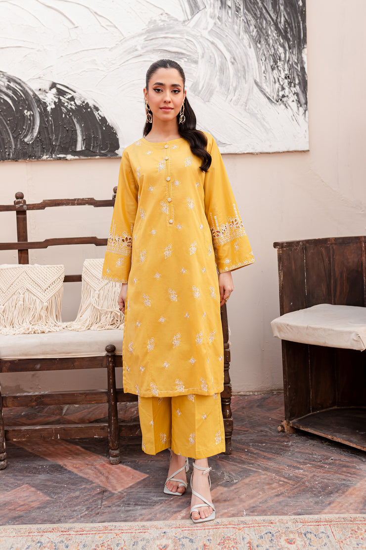 Taobat 2Pc - Embroidered Lawn Dress - BATIK