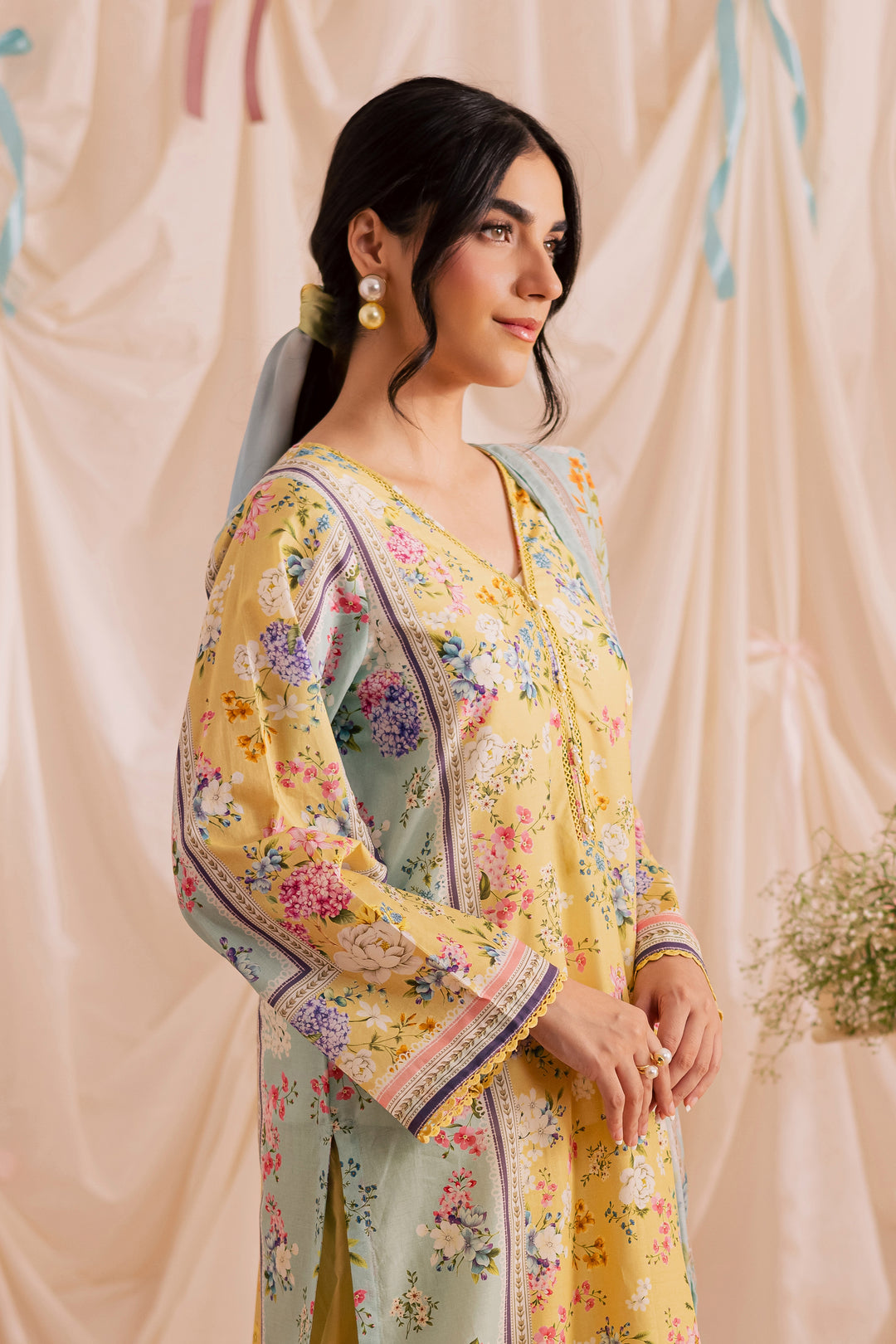 Glacial 3Pc - Printed Lawn Dress