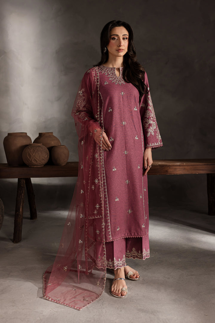 Onion Rush 3Pc - Embroidered Karandi Dress - BATIK