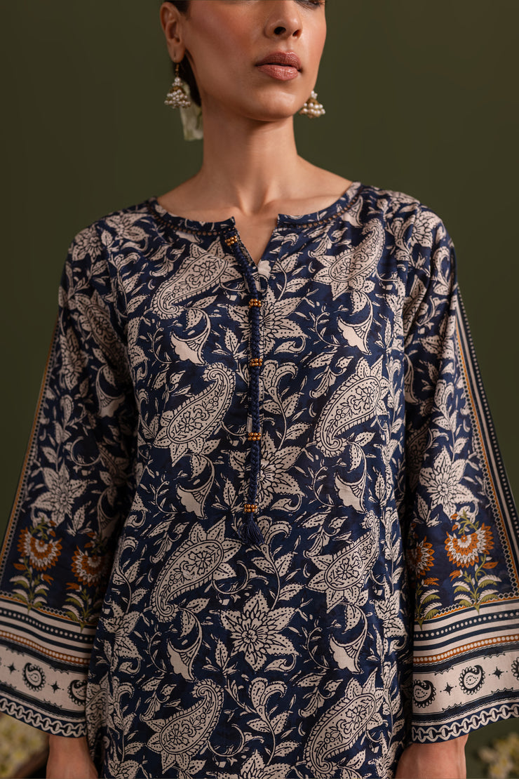 Blue Stone 2Pc - Printed Lawn Dress - BATIK