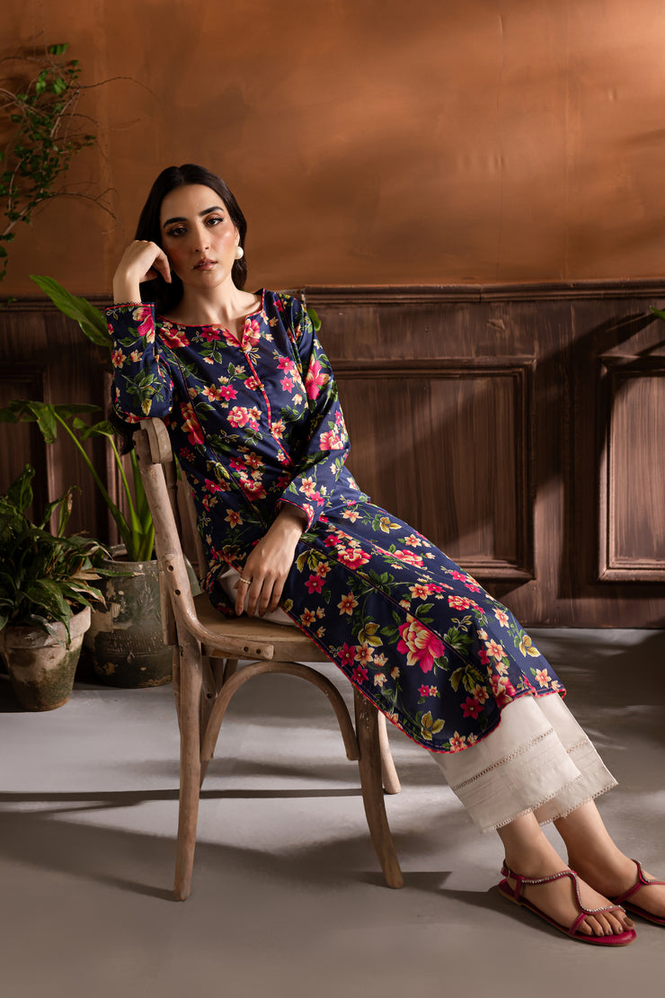 Gloom 2Pc - Printed Lawn Dress - BATIK