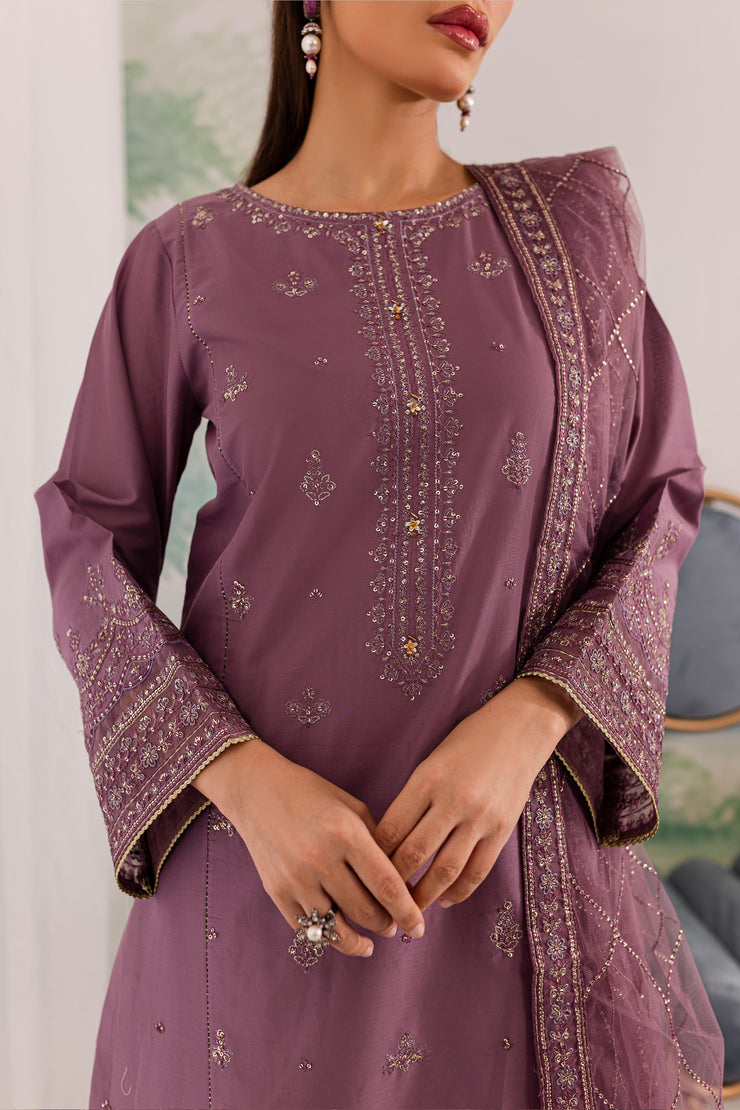 Zahya 3Pc - Embroidered Lawn Dress - BATIK