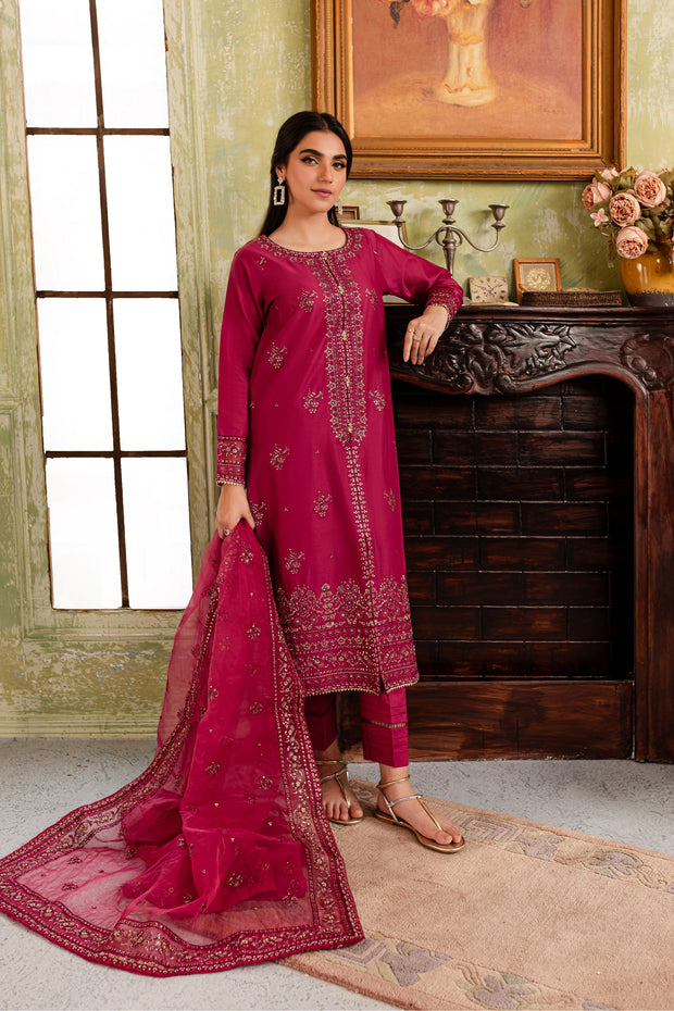 Livid 3Pc - Embroidered Lawn Dress