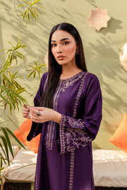 Nobara 2Pc - Embroidered Karandi Dress - BATIK