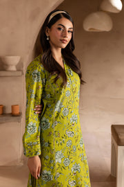 Caleb 2Pc - Printed Khaddar Dress