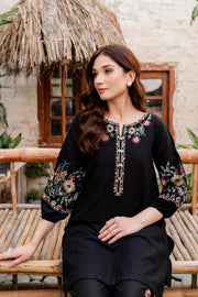 Luna 2Pc - Embroidered Khaddar Dress - BATIK