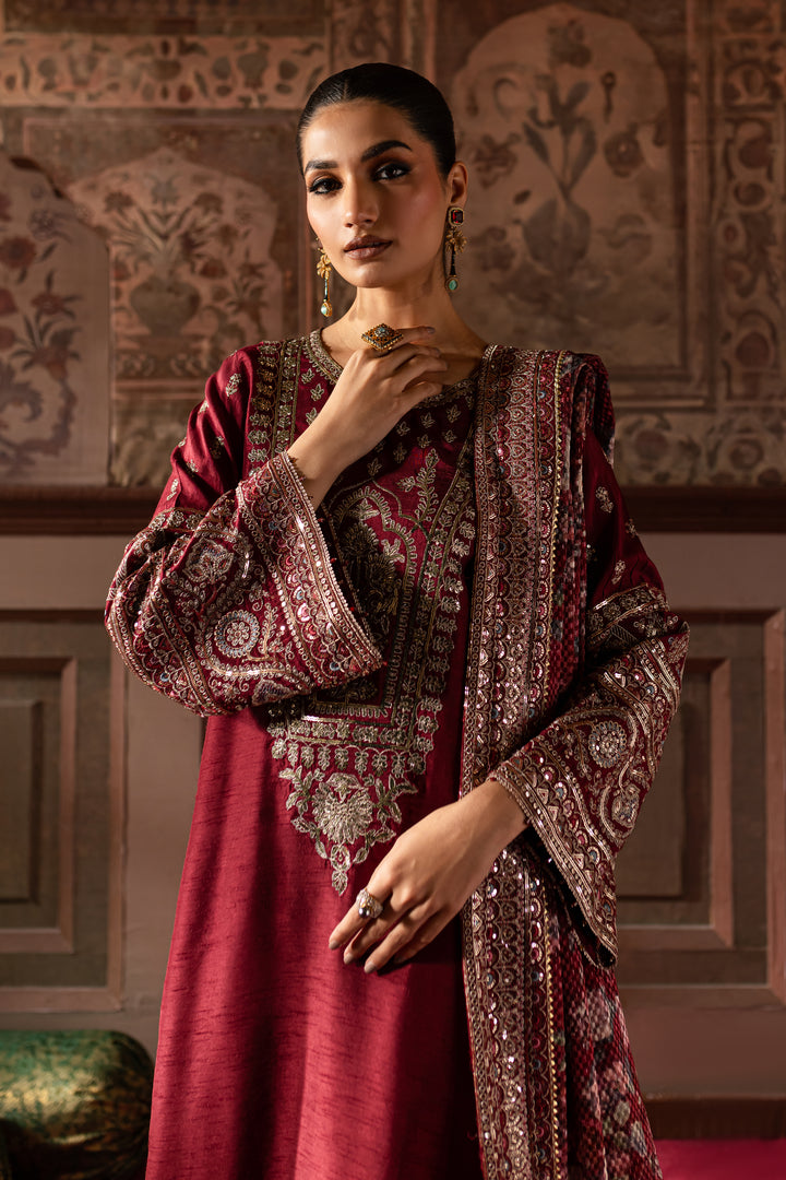 Noor Jehan 3Pc- Embroidered Luxe Pret - BATIK