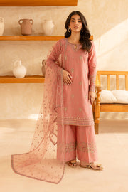 Bahar 3Pc - Embroidered Lawn Dres