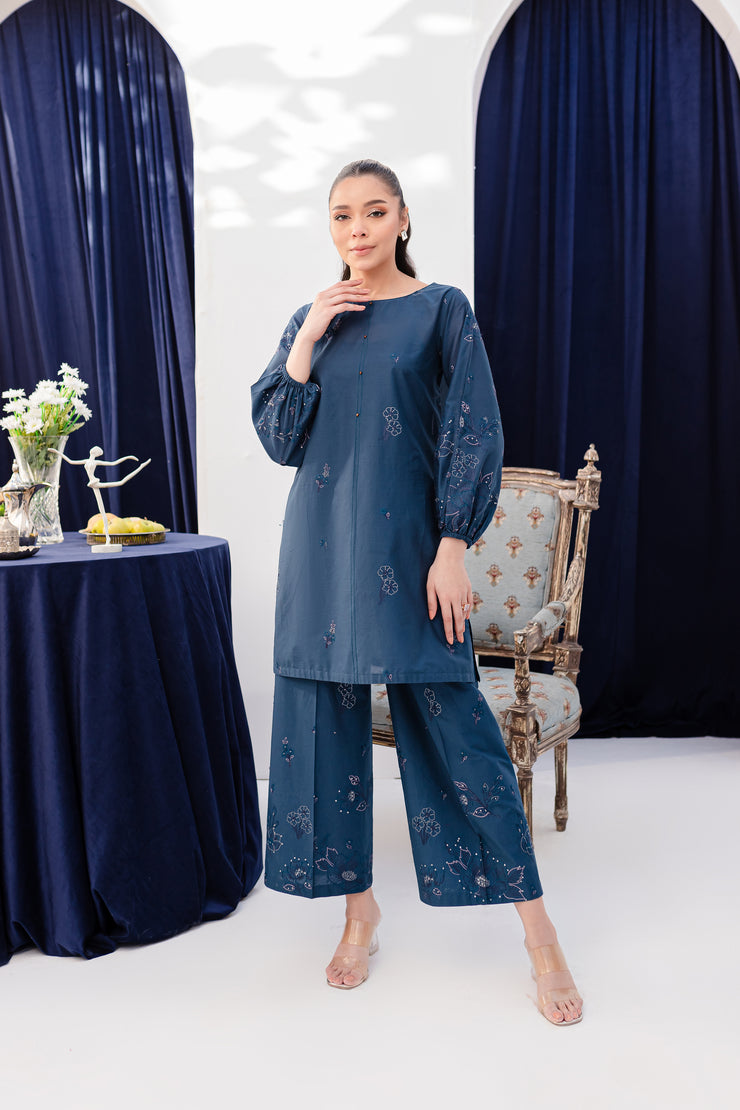 Emir 2Pc - Embroidered Lawn Dress - BATIK