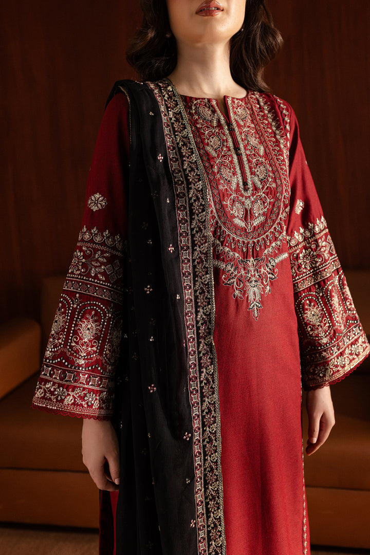 Lamar 3Pc - Embroidered Karandi Dress - BATIK