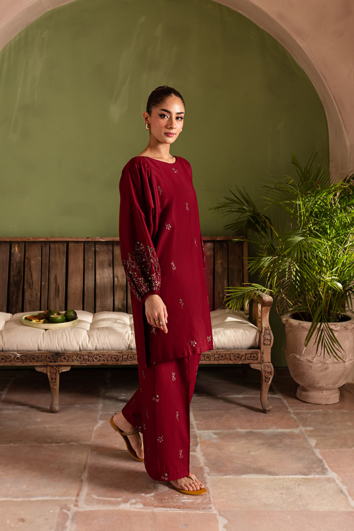 Stark 2Pc - Embroidered Lawn Dress - BATIK