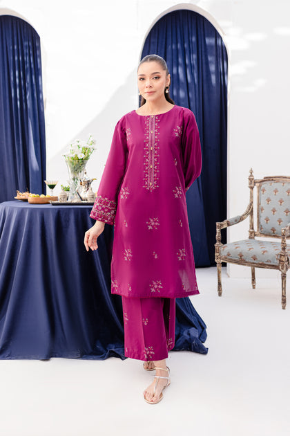 Pernia 2Pc - Embroidered Lawn Dress | BATIK