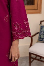 Lilas 3Pc - Embroidered Khaddar Dress - BATIK