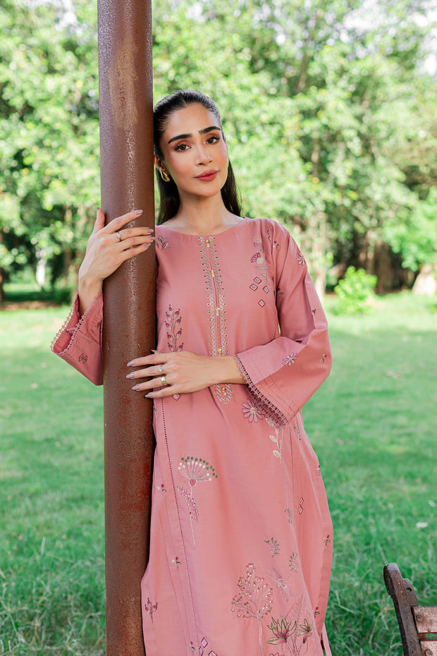 Quartz 2Pc -  Embroidered Cambric Dress - BATIK