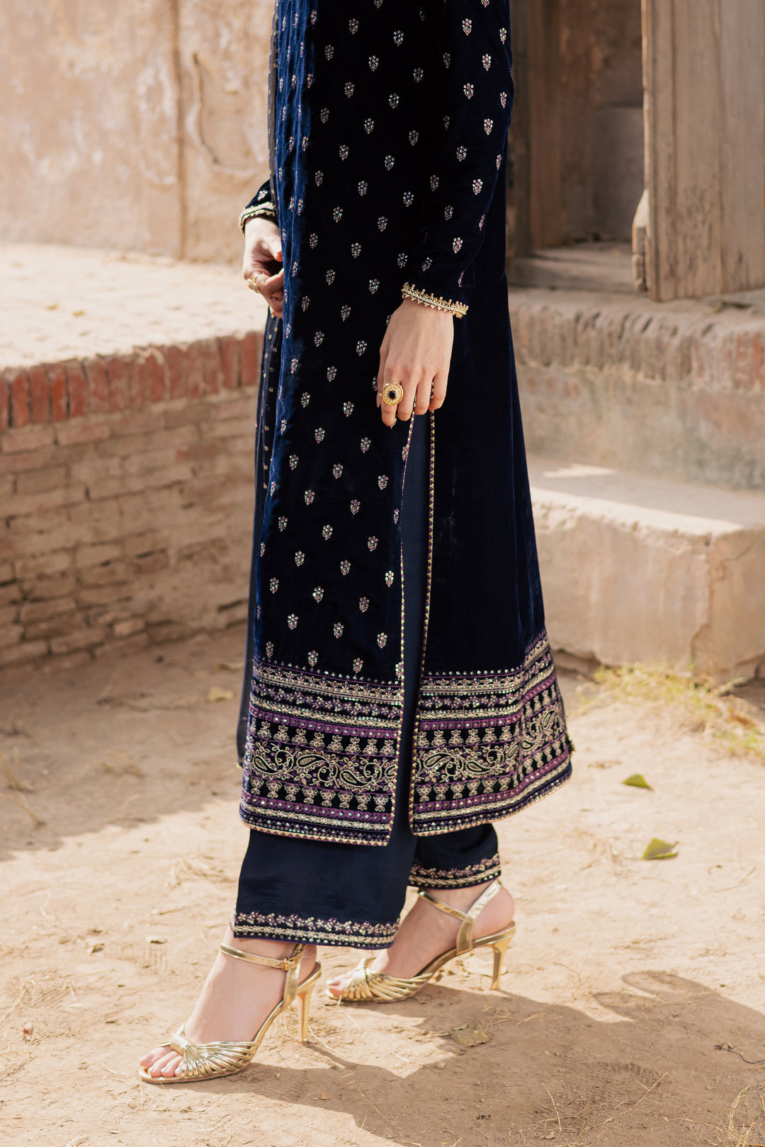 Blue Haze 3Pc - Festive Velvet Pret