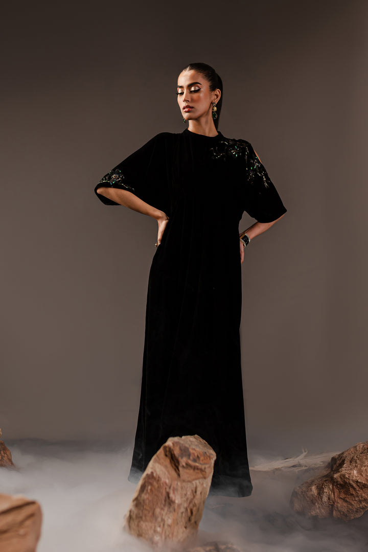 Betsy 1Pc - Formal Velvet Kaftan - BATIK