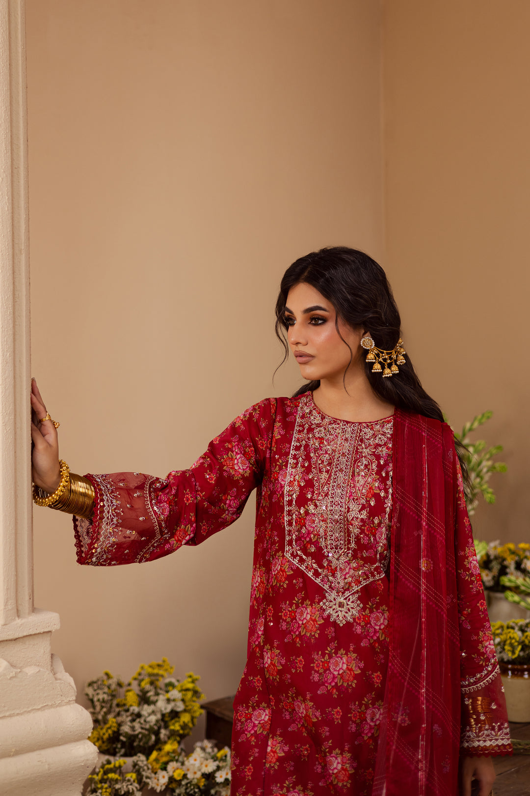 Sanam 3Pc - Festive Eid Prints