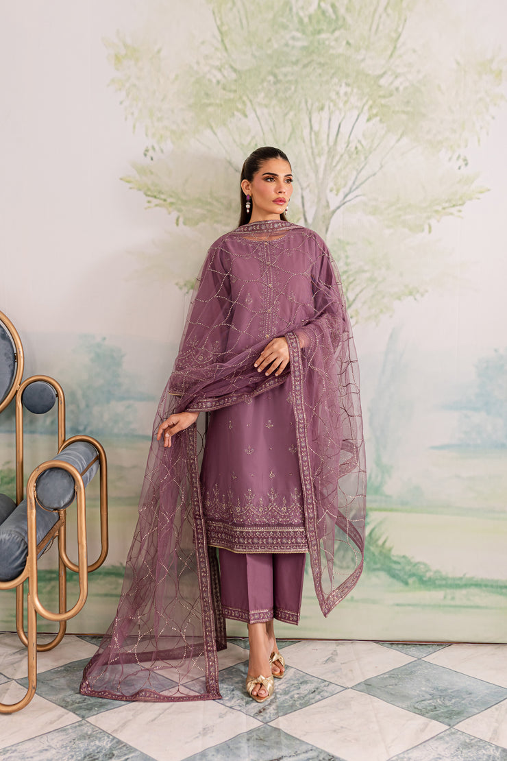 Zahya 3Pc - Embroidered Lawn Dress - BATIK