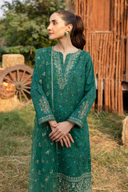 Stella 3Pc - Printed Khaddar Dress