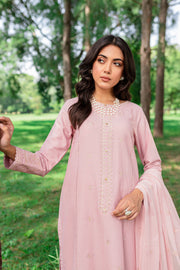 Script 3Pc - Embroidered Karandi Dress - BATIK