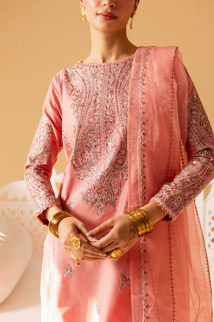 Pink Glam 3Pc - Festive Eid Pret