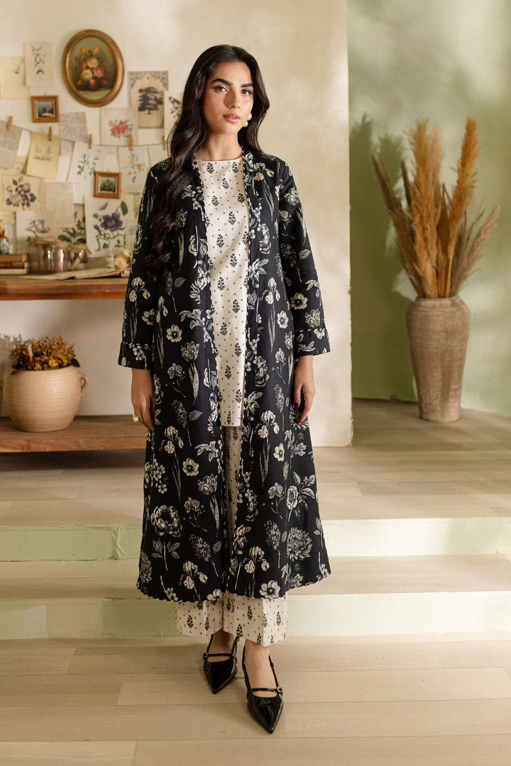 Armish 3Pc - Printed Khaddar Dress - BATIK