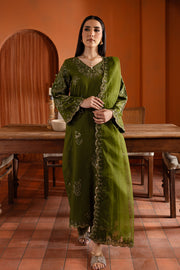 Rosine 3Pc- Embroidered Karandi Dress