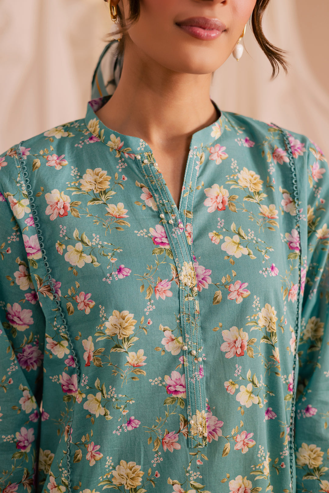 Blue Bree 2Pc - Printed Lawn Dress