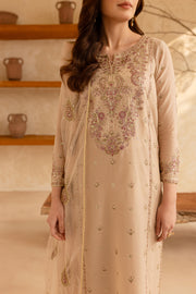 Rafaello 3Pc - Embroidered Lawn Dress