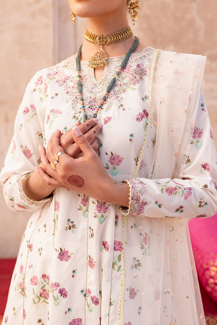 Nayab 3Pc- Printed Lawn Dress