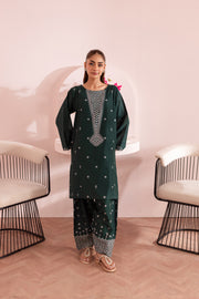 Beryl 2Pc - Embroidered Lawn Dress - BATIK