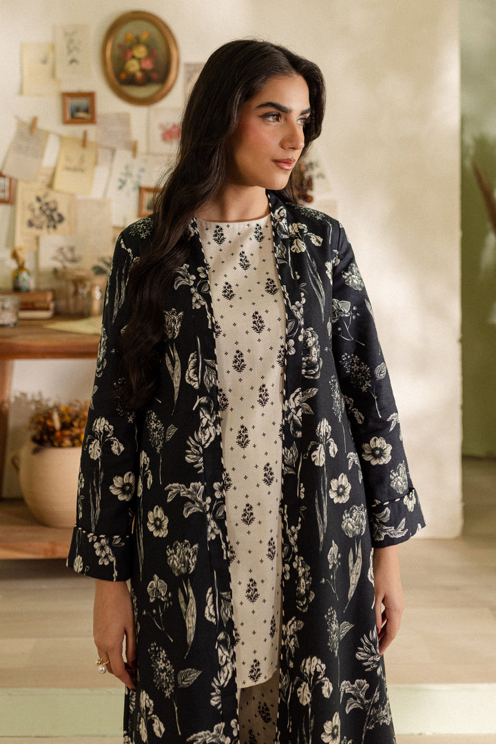 Armish 3Pc - Printed Khaddar Dress - BATIK