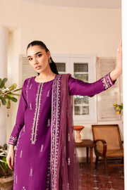 Nera 3Pc - Embroidered Lawn Dress