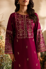 Red Seed 2Pc - Embroidered Lawn Dress - BATIK