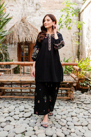 Luna 2Pc - Embroidered Khaddar Dress - BATIK