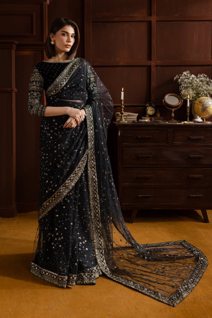 Dune Saree 3Pc - Velvet Luxe Pret - BATIK