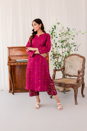 Dig. Pink Suede 2Pc - BATIK