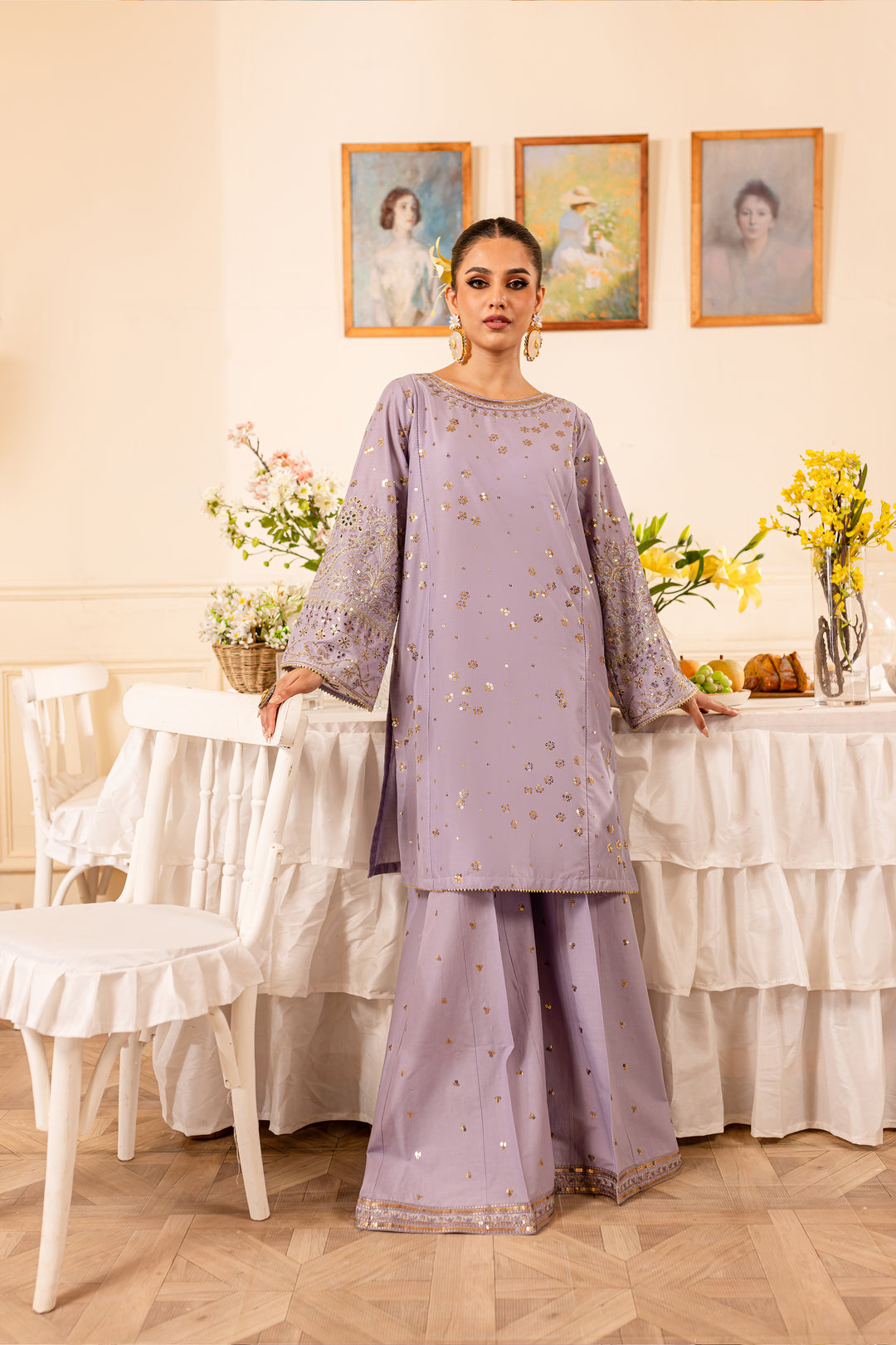 Maleeha 3Pc - Embroidered Lawn Dress - BATIK